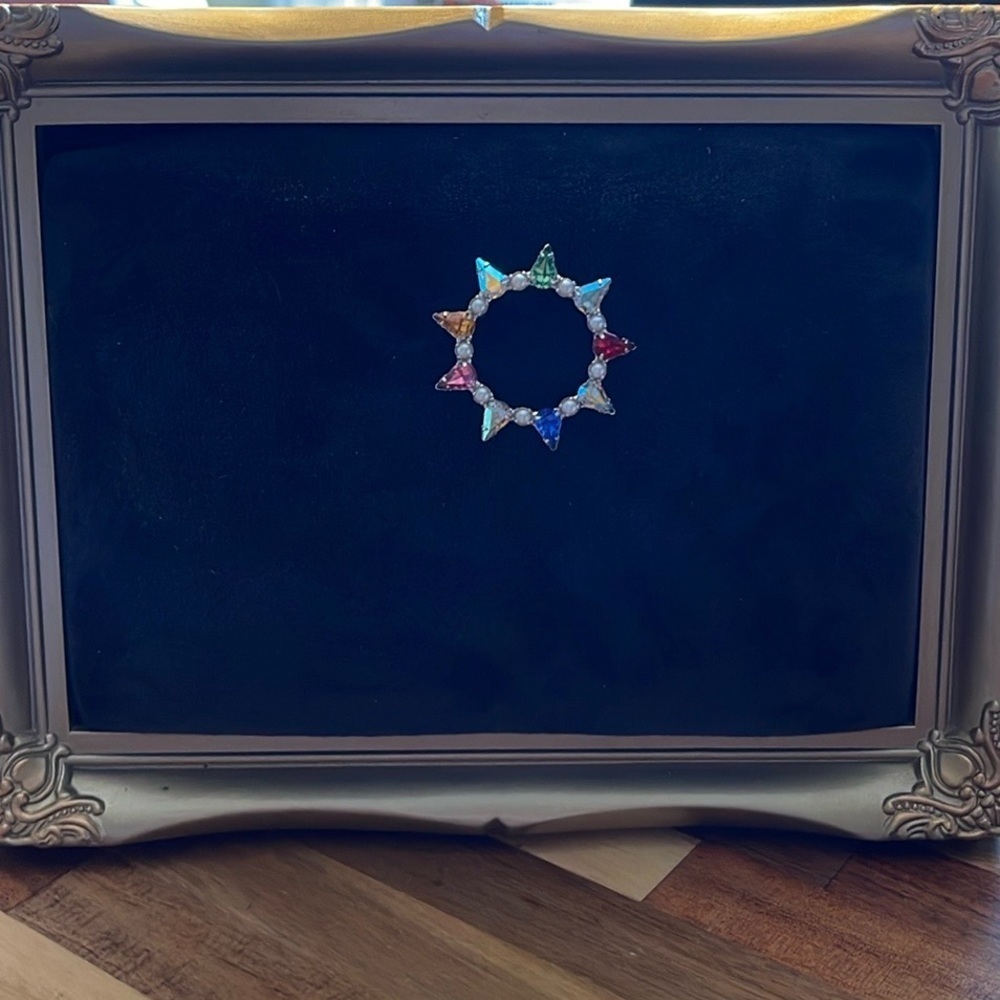 B. David Signed Rainbow Multicolored Rhinestones … - image 4